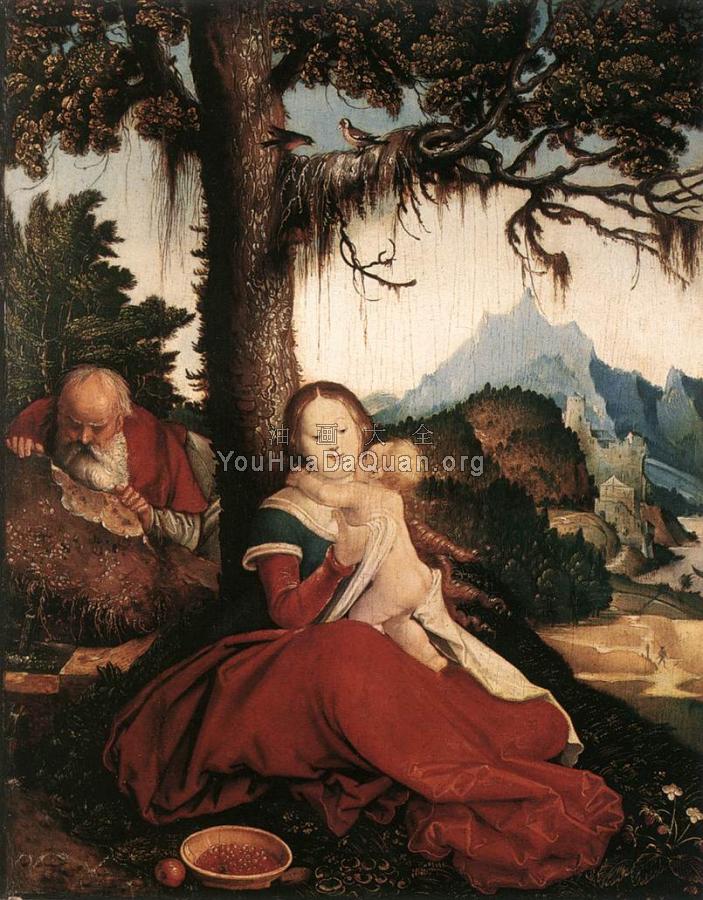 Rest on the Flight to Egypt - 汉斯·巴尔东·格林